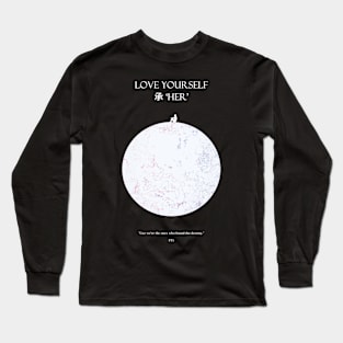 LOVE YOURSELF 承 ‘HER’ Moon Light Long Sleeve T-Shirt